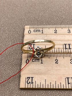 *Кольцо р.19,5 Изумруд цв Лимонное арт. 13558-301-886 (вес 1,64 г) - фото 329377 *Кольцо р.19,5 Изумруд цв Лимонное арт. 13558-301-886 (вес 1,64 г) - фото 329377