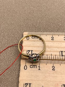 *Кольцо р.19,5 Изумруд цв Лимонное арт. 13558-301-886 (вес 1,64 г) - фото 329378 *Кольцо р.19,5 Изумруд цв Лимонное арт. 13558-301-886 (вес 1,64 г) - фото 329378