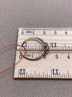 *Кольцо р.19,5 Изумруд цв Лимонное арт. 13558-301-886 (вес 1,64 г) - фото 329380 *Кольцо р.19,5 Изумруд цв Лимонное арт. 13558-301-886 (вес 1,64 г) - фото 329380