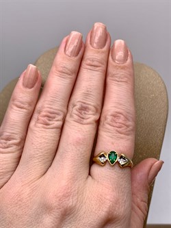 *Кольцо р.18 Изумруд цв Лимонное арт. 13509-301-049 (вес 2,2 г) - фото 329386 *Кольцо р.18 Изумруд цв Лимонное арт. 13509-301-049 (вес 2,2 г) - фото 329386