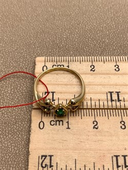 *Кольцо р.18 Изумруд цв Лимонное арт. 13509-301-049 (вес 2,2 г) - фото 329388 *Кольцо р.18 Изумруд цв Лимонное арт. 13509-301-049 (вес 2,2 г) - фото 329388