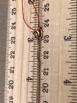 *Колье р.45 Рубин цв Красное арт. 63953-103-457 вес 2,55 г - фото 329417