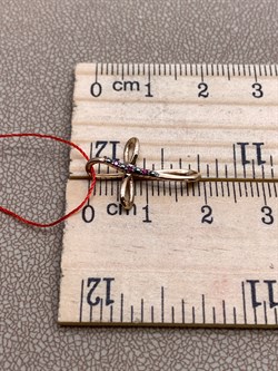 *Подвеска Рубин цв Красное арт. 34092-103-102 вес 0,69 г - фото 329426