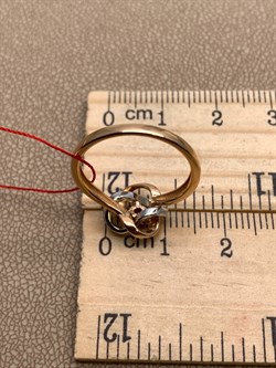 *Кольцо р.17 Рубин цв Красное арт. 13458-103-765 (вес 2,37 г) - фото 329456