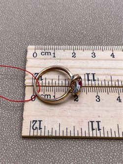 *Кольцо р.17 Рубин цв Красное арт. 13458-103-765 (вес 2,37 г) - фото 329458