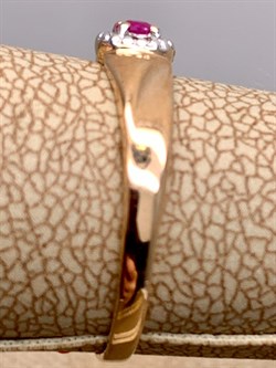 *Кольцо р.17 Рубин цв Красное арт. 13762-103-431 (вес 1,39 г) - фото 329494