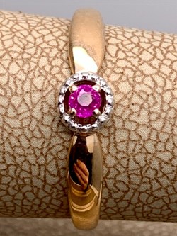 *Кольцо р.17,5 Рубин цв Красное арт. 13763-103-964 (вес 1,3 г) - фото 329503 *Кольцо р.17,5 Рубин цв Красное арт. 13763-103-964 (вес 1,3 г) - фото 329503