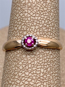 *Кольцо р.17,5 Рубин цв Красное арт. 13763-103-964 (вес 1,3 г) - фото 329506 *Кольцо р.17,5 Рубин цв Красное арт. 13763-103-964 (вес 1,3 г) - фото 329506