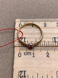 *Кольцо р.17,5 Рубин цв Красное арт. 13763-103-964 (вес 1,3 г) - фото 329509 *Кольцо р.17,5 Рубин цв Красное арт. 13763-103-964 (вес 1,3 г) - фото 329509