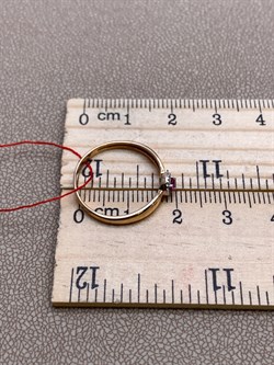 *Кольцо р.17,5 Рубин цв Красное арт. 13763-103-964 (вес 1,3 г) - фото 329510 *Кольцо р.17,5 Рубин цв Красное арт. 13763-103-964 (вес 1,3 г) - фото 329510