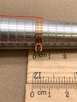 *Кольцо р.18,5 Рубин цв Красное арт. 13929-103-313 (вес 3,3 г) - фото 329548