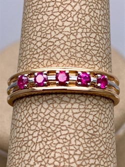 *Кольцо р.18,5 Рубин цв Красное арт. 13929-103-313 (вес 3,3 г) - фото 329552