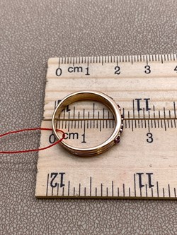 *Кольцо р.18,5 Рубин цв Красное арт. 13929-103-313 (вес 3,3 г) - фото 329556