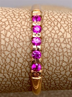 *Кольцо р.18 Рубин цв Красное арт. 13930-103-234 (вес 1,11 г) - фото 329581