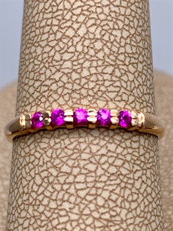 *Кольцо р.18 Рубин цв Красное арт. 13930-103-234 (вес 1,11 г) - фото 329583