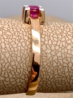 *Кольцо р.17,5 Рубин цв Красное арт. 13984-103-571 (вес 1,91 г) - фото 329685