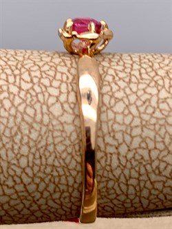 *Кольцо р.17 Рубин цв Красное арт. 14036-103-953 (вес 1,13 г) - фото 329695