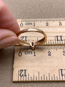 *Кольцо р.17 Рубин цв Красное арт. 13100-103-080 (вес 1,91 г) - фото 329718