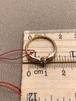 *Кольцо р.17 Рубин цв Красное арт. 13100-103-080 (вес 1,91 г) - фото 329719