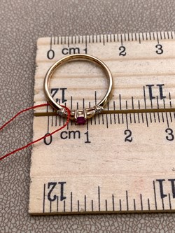 *Кольцо р.16 Рубин цв Красное арт. 13484-103-763 (вес 1,28 г) - фото 329729 *Кольцо р.16 Рубин цв Красное арт. 13484-103-763 (вес 1,28 г) - фото 329729