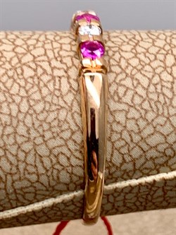 *Кольцо р.16,5 Рубин цв Красное арт. 13950-103-292 (вес 1,01 г) - фото 329735