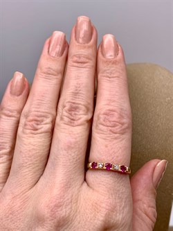 *Кольцо р.18 Рубин цв Красное арт. 13818-103-885 (вес 1,64 г) - фото 329747