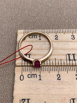 *Кольцо р.17,5 Рубин цв Красное арт. 13489-103-138 (вес 1,5 г) - фото 329761 *Кольцо р.17,5 Рубин цв Красное арт. 13489-103-138 (вес 1,5 г) - фото 329761