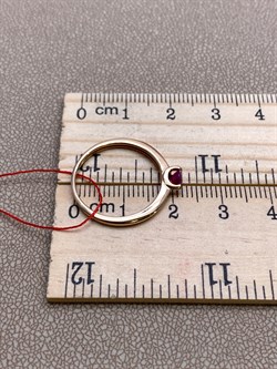 *Кольцо р.17,5 Рубин цв Красное арт. 13489-103-138 (вес 1,5 г) - фото 329762 *Кольцо р.17,5 Рубин цв Красное арт. 13489-103-138 (вес 1,5 г) - фото 329762