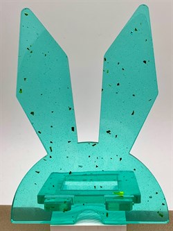 Подставка для телефона Зайчик р.12-16 см Зеленый Золотая поталь арт 250332 вес 105,87 - фото 329853 Подставка для телефона Зайчик р.12-16 см Зеленый Золотая поталь арт 250332 вес 105,87 - фото 329853