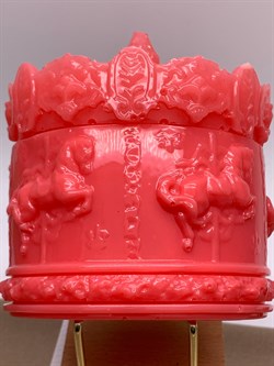 Шкатулка Карусель Чайная Роза р.10*10 см арт 250300 вес 343 гр - фото 329862