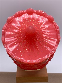 Шкатулка Карусель Чайная Роза р.10*10 см арт 250300 вес 343 гр - фото 329864