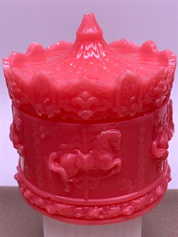 Шкатулка Карусель Чайная Роза р.10*10 см арт 250300 вес 343 гр - фото 329865