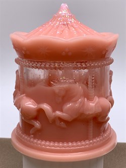 Шкатулка Карусель р. 8,5*11см Пудровый розовый арт 250301 вес 265 гр - фото 329874