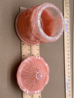 Шкатулка Карусель р. 8,5*11см Пудровый розовый арт 250301 вес 265 гр - фото 329876