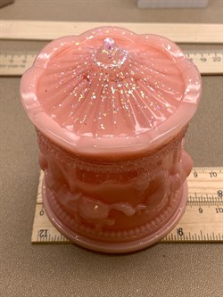 Шкатулка Карусель р. 8,5*11см Пудровый розовый арт 250301 вес 265 гр - фото 329878