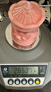 Шкатулка Карусель р. 8,5*11см Пудровый розовый арт 250301 вес 265 гр - фото 329879