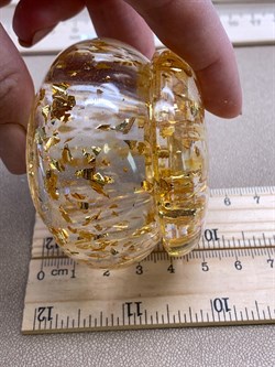 Шкатулка Бочонок р-р 4,5*6 см Янтарь Золотая поталь арт 250305 вес 101,19 гр - фото 329924 Шкатулка Бочонок р-р 4,5*6 см Янтарь Золотая поталь арт 250305 вес 101,19 гр - фото 329924