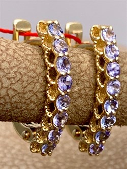 *Серьги Танзанит цв Лимонное арт. 23485-304-438 (вес 2,4 г) - фото 329954 *Серьги Танзанит цв Лимонное арт. 23485-304-438 (вес 2,4 г) - фото 329954