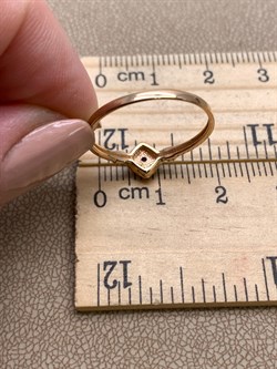 *Кольцо р.18 Танзанит цв Красное арт. 14108-104-085 (вес 1,21 г) - фото 329967