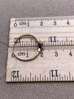 *Кольцо р.18 Танзанит цв Красное арт. 14108-104-085 (вес 1,21 г) - фото 329969