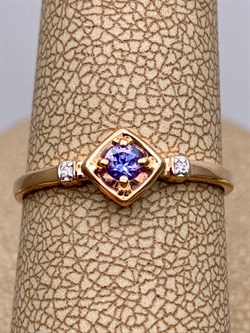 *Кольцо р.18 Танзанит цв Красное арт. 14108-104-835 (вес 1,22 г) - фото 329975
