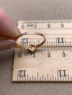 *Кольцо р.18 Танзанит цв Красное арт. 14108-104-835 (вес 1,22 г) - фото 329977