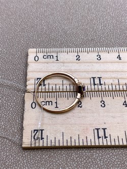 *Кольцо р.18 Танзанит цв Красное арт. 14108-104-835 (вес 1,22 г) - фото 329979