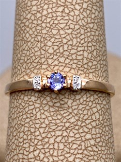 *Кольцо р.19 Танзанит цв Красное арт. 14107-104-616 (вес 1,3 г) - фото 329985