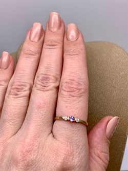 *Кольцо р.19 Танзанит цв Красное арт. 14107-104-616 (вес 1,3 г) - фото 329986