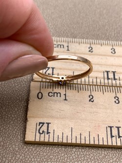 *Кольцо р.19 Танзанит цв Красное арт. 14107-104-616 (вес 1,3 г) - фото 329987