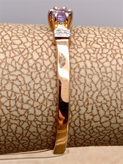 *Кольцо р.19 Танзанит цв Красное арт. 14107-104-593 (вес 1,2 г) - фото 329994