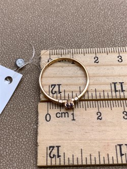 *Кольцо р.19 Танзанит цв Красное арт. 14107-104-593 (вес 1,2 г) - фото 329998