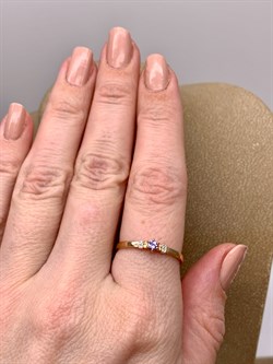 *Кольцо р.19 Танзанит цв Красное арт. 14107-104-609 (вес 1,24 г) - фото 330006