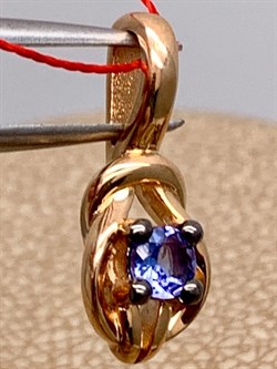 *Подвеска Танзанит цв Красное арт. 34187-104-502 (вес 1,38 г) - фото 330057 *Подвеска Танзанит цв Красное арт. 34187-104-502 (вес 1,38 г) - фото 330057